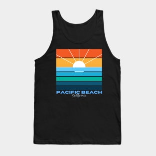 Pacific Beach California - Sunset Tank Top